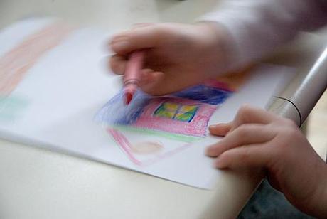 Los niños plasman sentimientos en sus dibujos