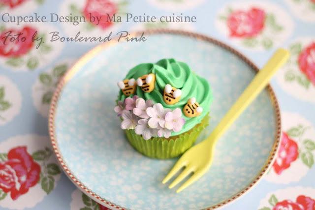 Cupcakes de Primavera por Ma petite cuisine y sección de fotos en mi estudio