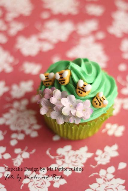 Cupcakes de Primavera por Ma petite cuisine y sección de fotos en mi estudio