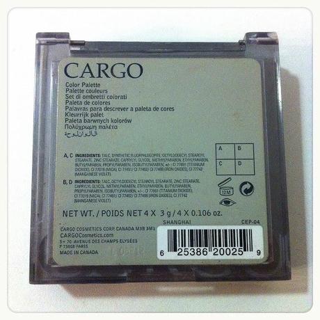 Paleta de sombras Shangai de CARGO Paleta de sombras Shangai de CARGO