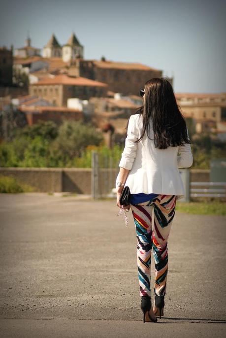 Pantalón de rayas PERSUNMALL Pantalón de rayas PERSUNMALL