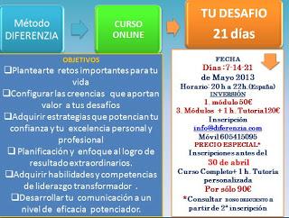 Curso Online TU DESAFIO 21 Dias.