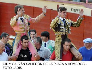 CORRIDA DE TOROS EN MONTORO:  TORRES DESTACA POR SU TOREO PERO GIL Y GALVAN SALEN A HOMBROS