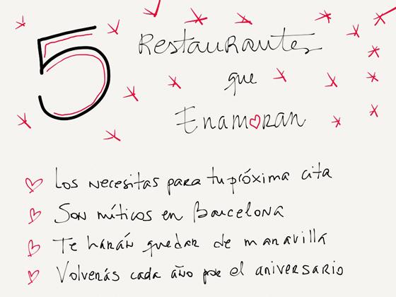 7 planes gourmet para comerte Barcelona