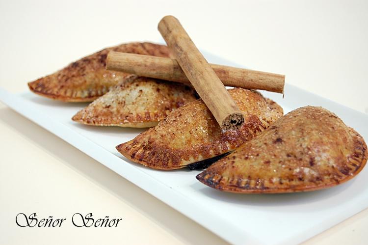 Empanadillas dulces de chocolate y canela paso a paso