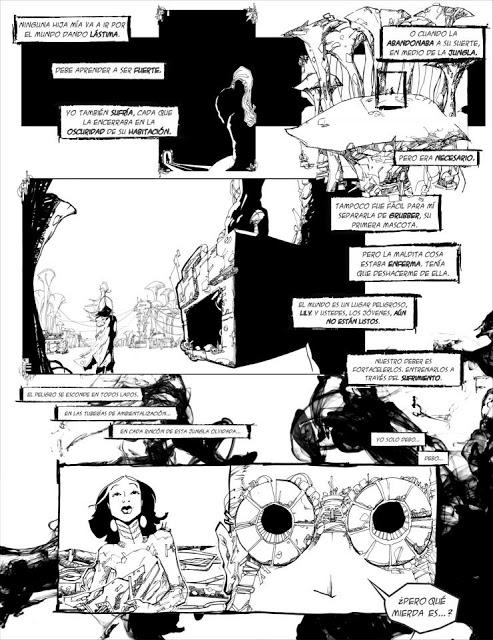 Viene Panoptica, los últimos días del futuro, cómic