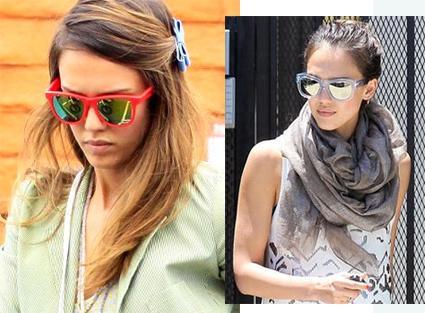 ss13 gafas de sol espejo jessica alba Tú decides: gafas de sol espejo, ¿si o no?