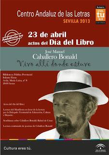 Día Internacional del Libro en Sevilla dedicado a José Manuel Caballero Bonald