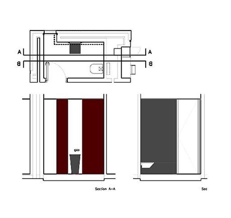 Diseños de cuartos de baño para la vivienda proyectada por A-cero en Beirut
