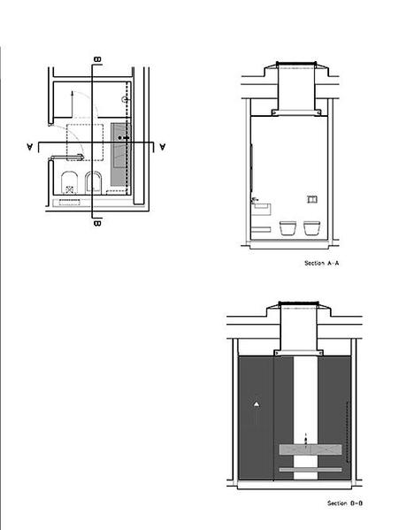 Diseños de cuartos de baño para la vivienda proyectada por A-cero en Beirut