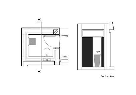 Diseños de cuartos de baño para la vivienda proyectada por A-cero en Beirut