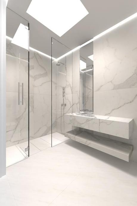 A-cero Projects Diseños de cuartos de baño para la vivienda proyectada por A-cero en Beirut