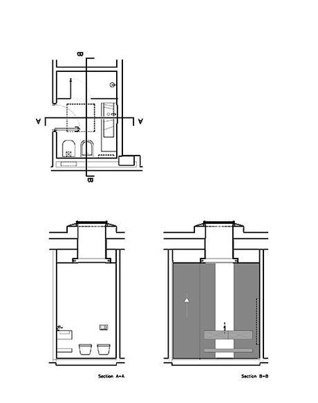 Diseños de cuartos de baño para la vivienda proyectada por A-cero en Beirut