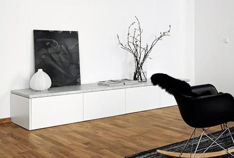 Un apartamento sueco en blanco y negro / A swedish apartment in black & white