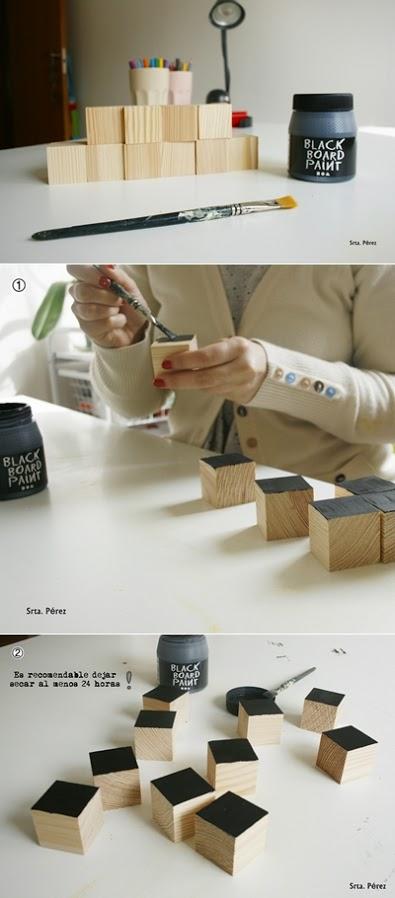 DIY CUBOS DE MADERA CON MENSAJE