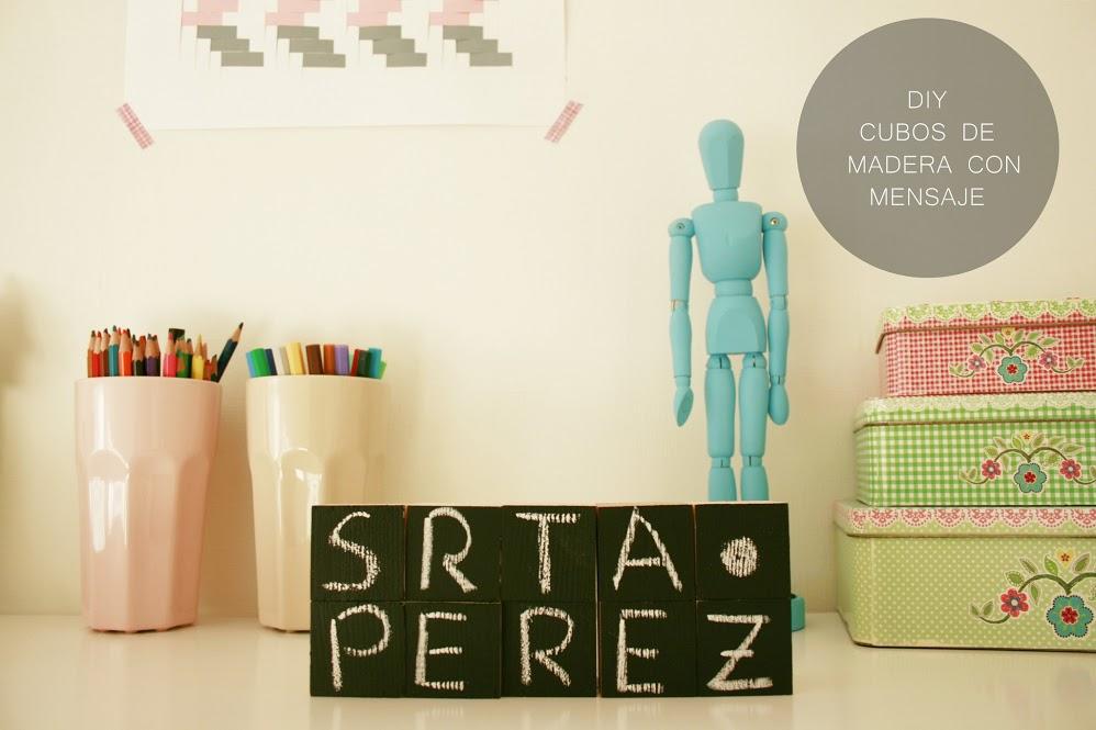 DIY CUBOS DE MADERA CON MENSAJE