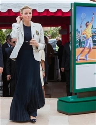 Charlene de Mónaco, lección de estilo en el Open de Montecarlo