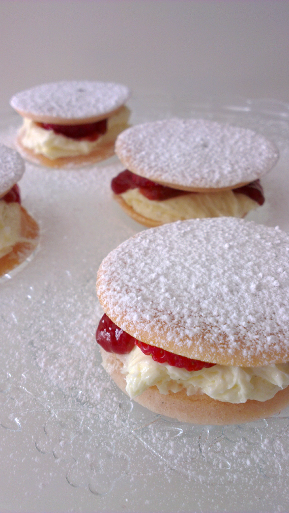 ♥ Whoopie pies de fresa 