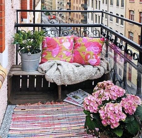 Ideas para organizar el balcon