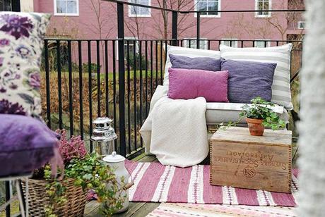 Ideas para organizar el balcon