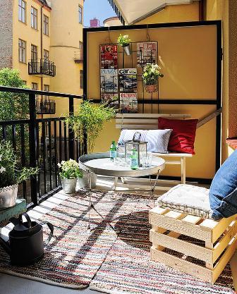 Ideas para organizar el balcon