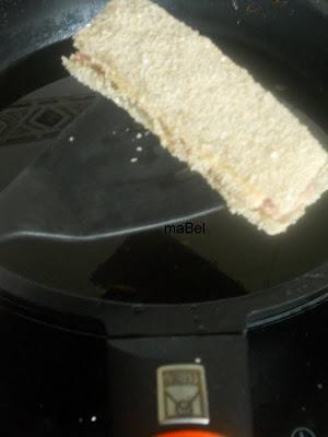 Pencas rellenas rebozadas