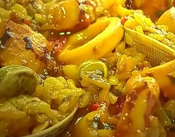 Guiso de Arroz con Pota