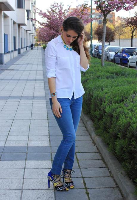 white shirt outfit