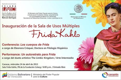 Celarg rendirá homenaje a la pintora Frida Kahlo