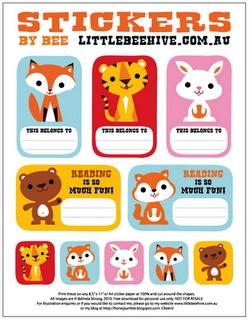 pegatinas descargable para ir al cole