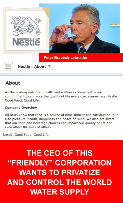 La Caridad de Peter Brabeck-Letmathe, presidente de Nestlé...24-04-2013...