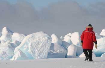 exploración del hielo marino del Ártico