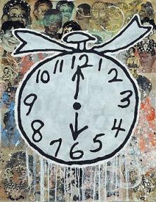 Donald Baechler - Clock