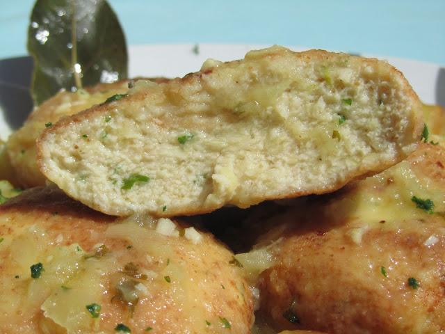 Filetes rusos de pollo en salsa