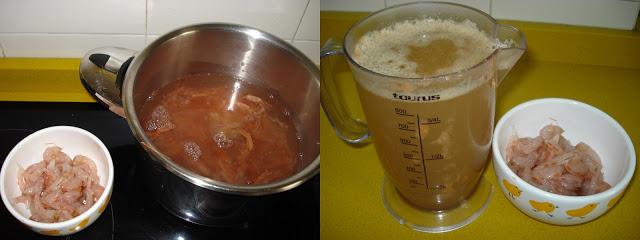 ARROZ CON COSTILLAS DE CERDO Y GAMBAS