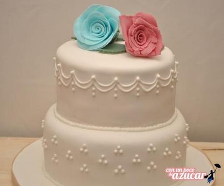 tarta daniela2 Tarta vintage para Daniela