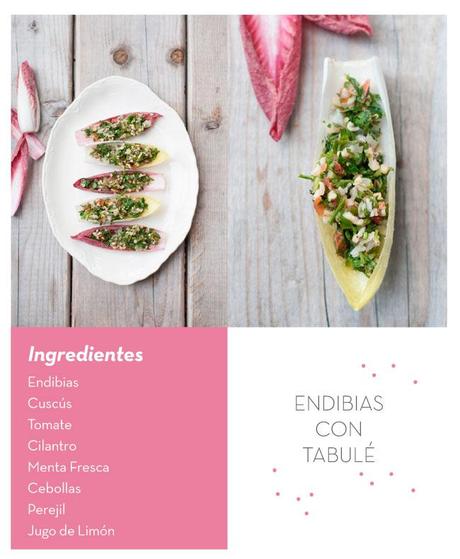 receta de endibias con tabulé