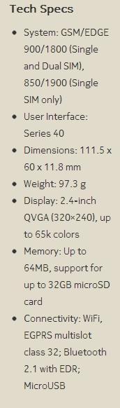 Nokia anuncia el smartphone social Asha 210 con teclado físico y botón dedicado para Whatsapp asha-210-especificaciones