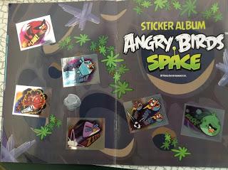 La colección de cromos (stickers) Angry Birds Space a la venta en España