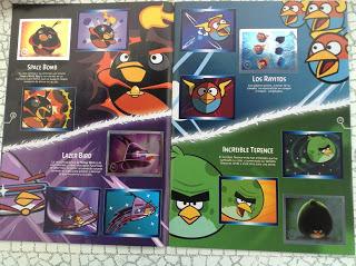 La colección de cromos (stickers) Angry Birds Space a la venta en España
