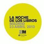 Cartel de la Noche de los Libros 2013 en Madrid