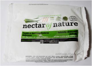 Reseña review toallitas desmaquillantes nectar of nature Carrefour