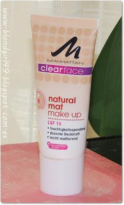 Review: Base de maquillaje Natural mat, clearface de Manhattan