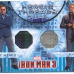 Memorabilia de Upper Deck de Iron Man 3