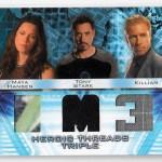 Memorabilia de Upper Deck de Iron Man 3