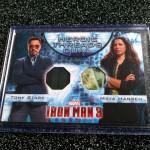 Memorabilia de Upper Deck de Iron Man 3