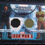 Memorabilia de Upper Deck de Iron Man 3