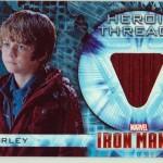 Memorabilia de Upper Deck de Iron Man 3