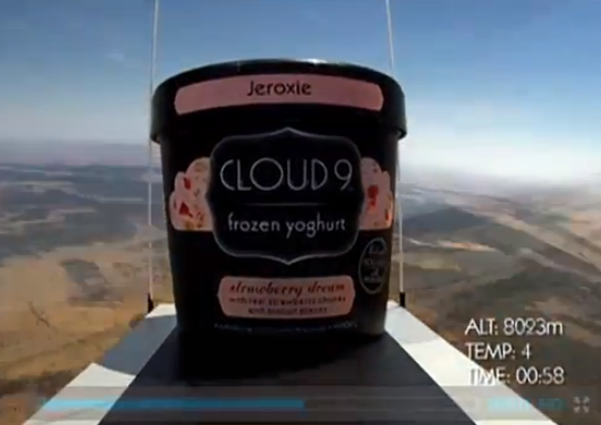 Cloud9: ¿Se puede helar el yogur entre las nubes?