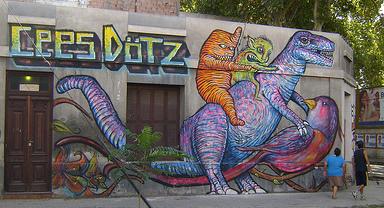 Los murales mendocinos de Dötz